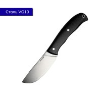 Нож с фиксированным лезвием Vostron Sever сталь VG10 с черными ножнами из кайдекса VSSV10-K